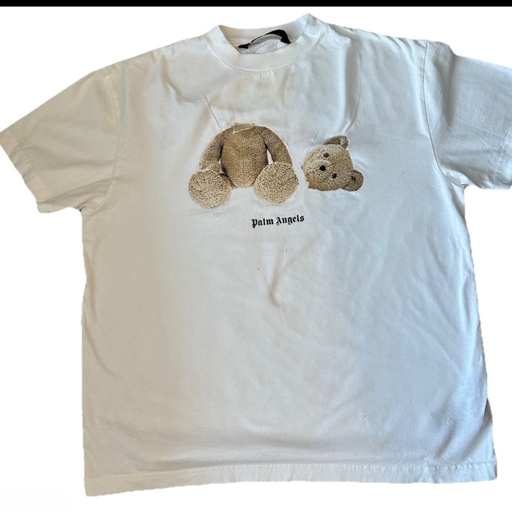 Palm Angels Teddy Bear White T-Shirt